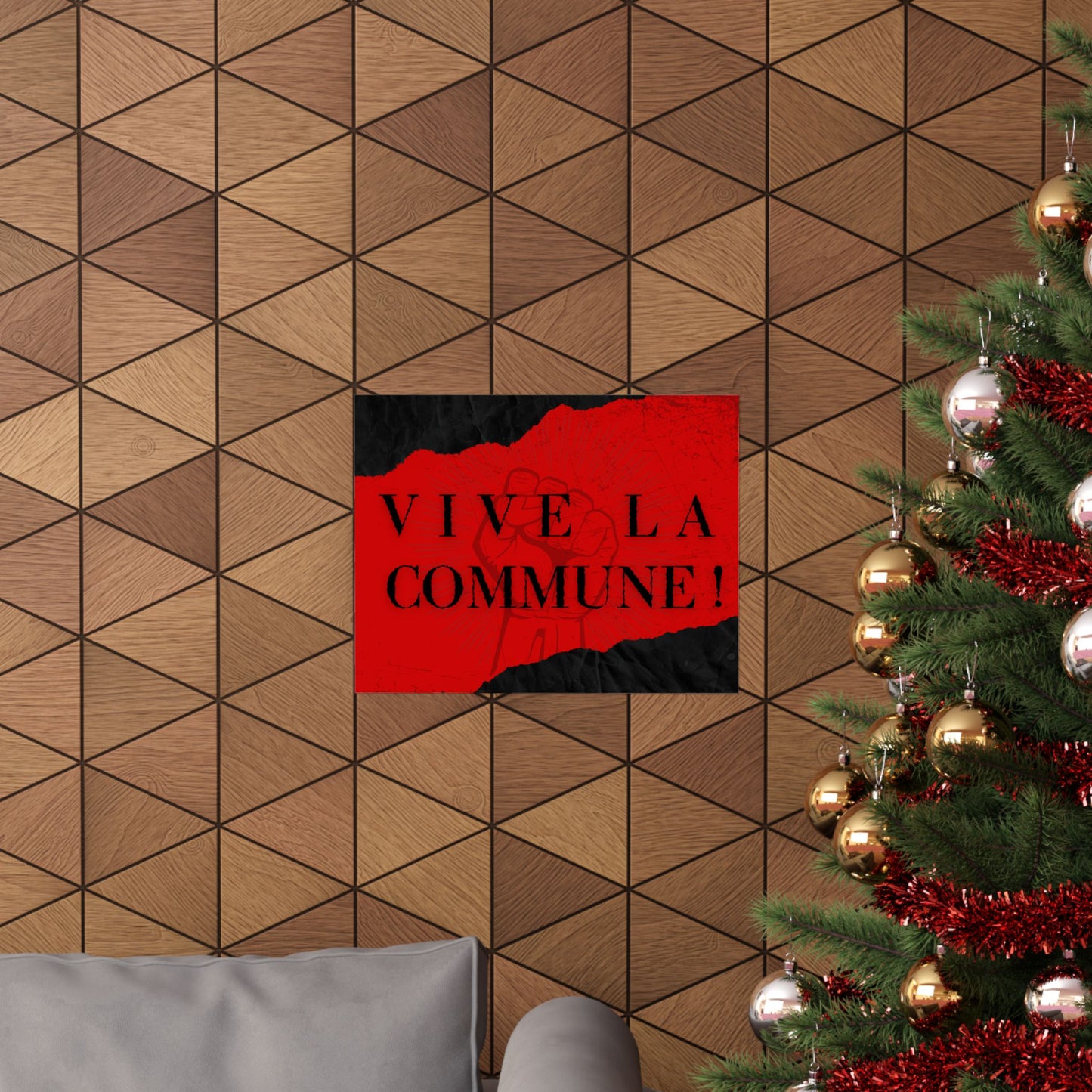 Vive La Commune poster // Paris Commune // Anarchist